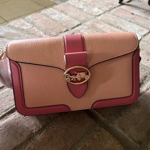 Coach mixed pink shoulder bag. Brand new with tag